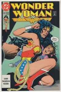 Wonder Woman #64 Brian Bolland Cover