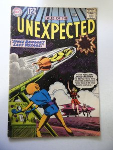 Tales of the Unexpected #72 (1962) VG Condition centerfold detached at 1 staple