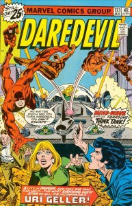 Daredevil #133 FN ; Marvel | Uri Geller