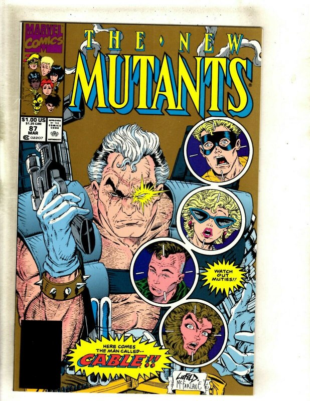 New Mutants # 87 NM 2nd Print Marvel Comic Book 1st Cable Appearance HJ10