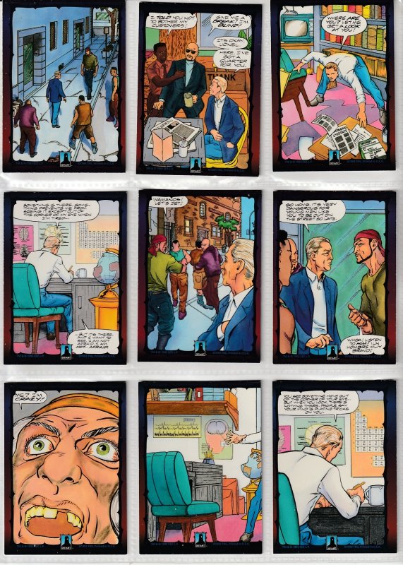 Dark Dominion # 0 Trading Cards  Rare Steve Ditko painted art ! 24  Cards !