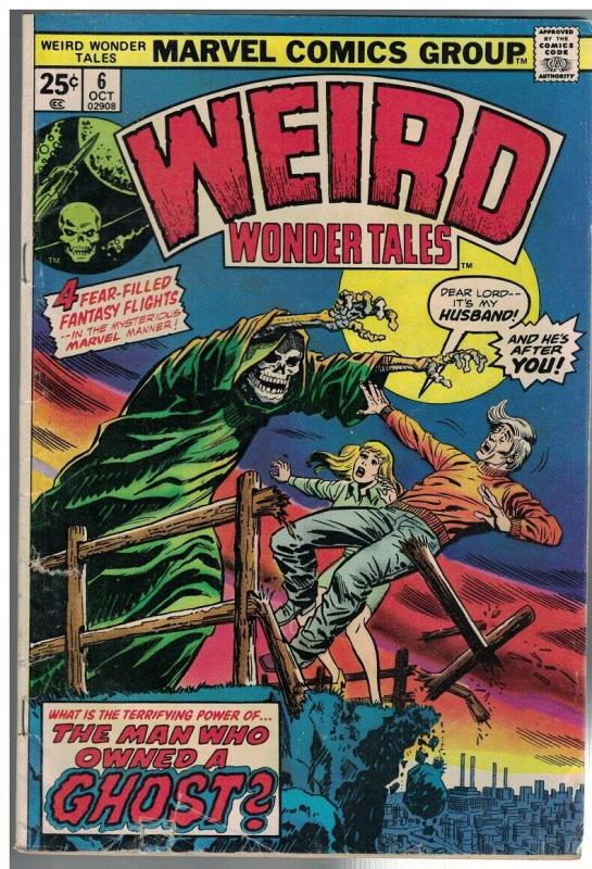 WEIRD WONDER TALES 6 GD  Oct. 1974