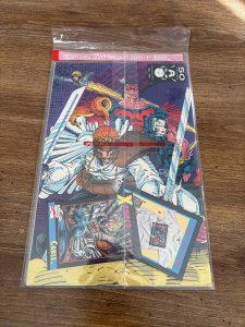 X-Force # 1 NM Sealed In Polybag Marvel Comic Book Cable Card 2 J389