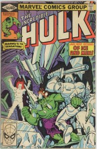 Incredible Hulk #249 (1962) - 5.5 FN- *Jack Frost Nipping at your Soul*