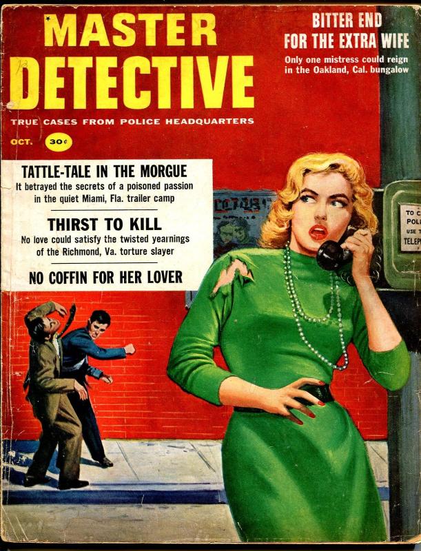 Master Detective 10/1958-MacFadden-Rudi Nappi cover-30¢ cover price-FR