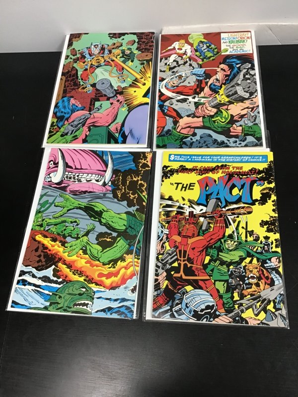 4PC NEW GODS LOT (9.0) #1-4, KIRBY!! 1984
