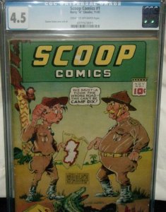 Scoop Comics #1 (1941) CGC 4.5 VG+