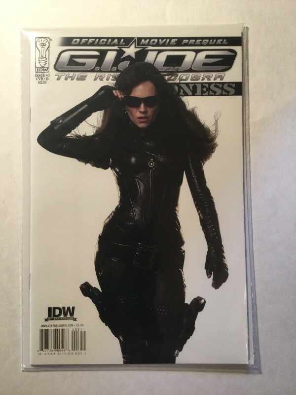 G.I. Joe Movie Prequel-Baroness 3 Near Mint Nm Cover B Idw