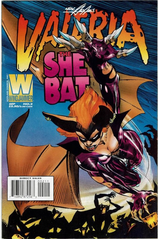 Valeria, The She-Bat #2 Neal Adams NM