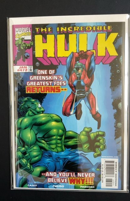 The incredible Hulk #472 Direct Edition (1999)