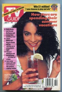 MAG: TV Guide-Jasmine Guy-Manhattan Cable TV Edition-June 1991-VG