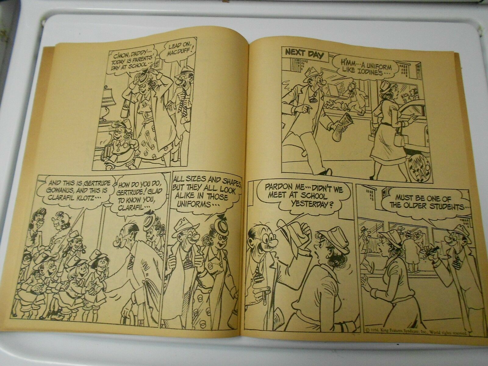 1973 LITTLE IODINE Giant Comic Album Dunn & Eisman Coloring Book VG+ 52 ...