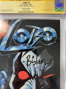 Lobo 1 1990 Cgc 9.6 SS Newsstand Signature Series Simon Bisley