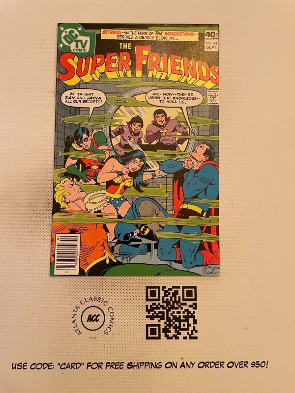 The Super Friends #24 NM DC Comic Book Batman Superman Flash Wonder Woman 4 SM17