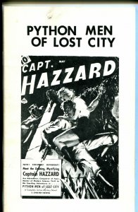 Pulp Classics #2 1974-Python Men of The Lost City-Capt Hazzard-FN