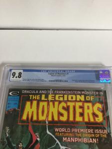 Legion Of Monsters 1 CGC 9.8 OW/W Pages First App. Of The Legion Of Monsters 