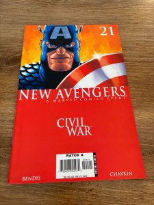 Lot Of 5 New Avengers Marvel Comic Books # 21 22 23 24 25 VF-NM Civil War 2 J385