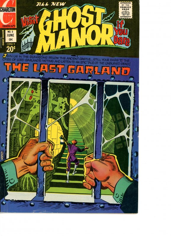 Ghost Manor 5 VG/F  Ditko Art and Cover 1972