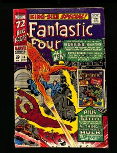 Fantastic Four Annual #4 1st Silver Age Appearance of GA Human Torch!