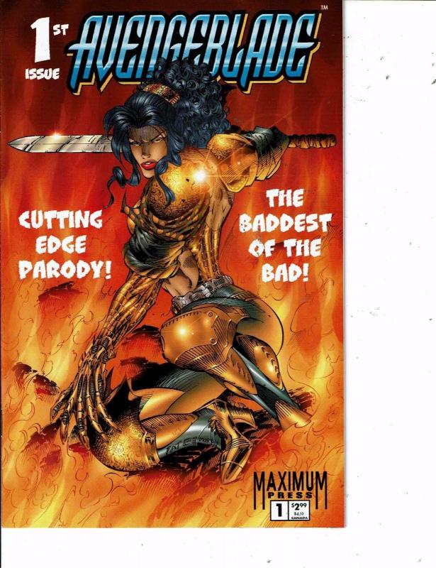 Lot Of 2 Comic Books Maximun Avengeblade #1 and Grimm Fairy Tales #101 MS12