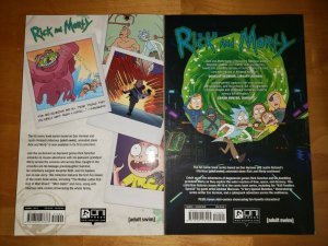 Rick & Morty Volume 1 & 2 TPB (2016 ONI) Graphic Novel Julieta Colas Variant Set