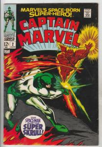 Captain Marvel #2 (Jun-68) FN+ Mid-High-Grade Captain Marvel