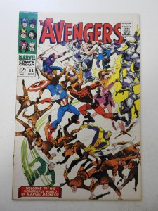 The Avengers #44 (1967) FN+ Condition! rust on bottom staple