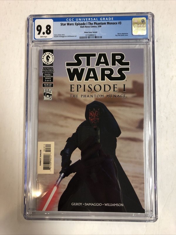 Star Wars: Episode 1 The Phantom Menace (1999) #3 (CGC 9.8) 1st Darth Maul Photo