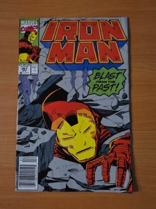 Iron Man #267 Newsstand Variant ~ VF - NEAR MINT NM ~ 1991 Marvel Comics