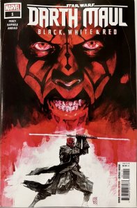Star Wars Darth Maul Black White & Red #1 Comic Book 2024 - Marvel