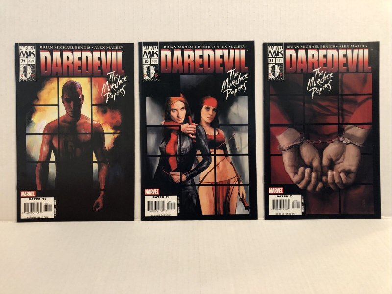 Daredevil #76 - 81 Lot Of 6 The Murdock Papers