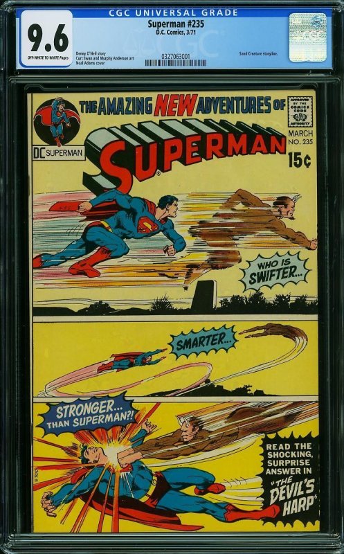 Superman #235 (1971) CGC 9.6 NM+