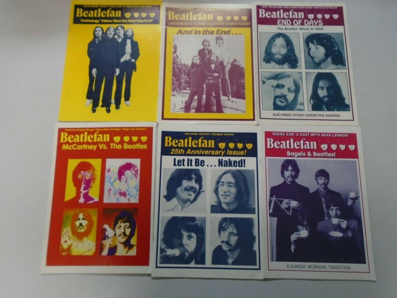 Beatlefan Magazine lot of 11 different later issues