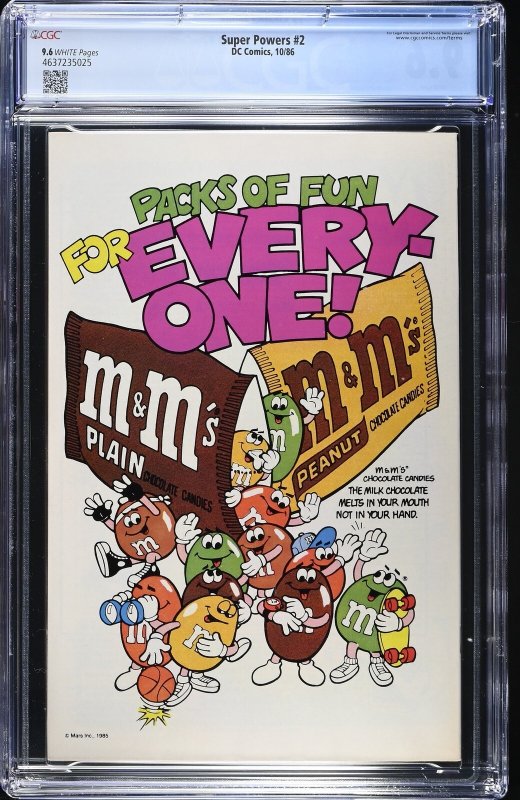Super Powers #2 (10/86) Graded CGC 9.6