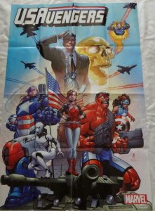 U.S. AVENGERS Promo Poster, 24 x 36, 2016, MARVEL,  Unused more in our store 170