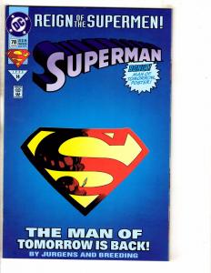 11 Superman DC Comic Books # 70 71 72 73 74 75 76 77 78 (2) 79 Batman Flash PP8