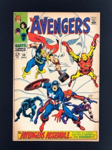 The Avengers #58 (1968) 2nd Appearance and Origin of Vision
