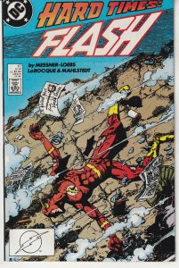 The Flash #17 (1988)  Crisis on Infinite Earth artist George Perez cover art