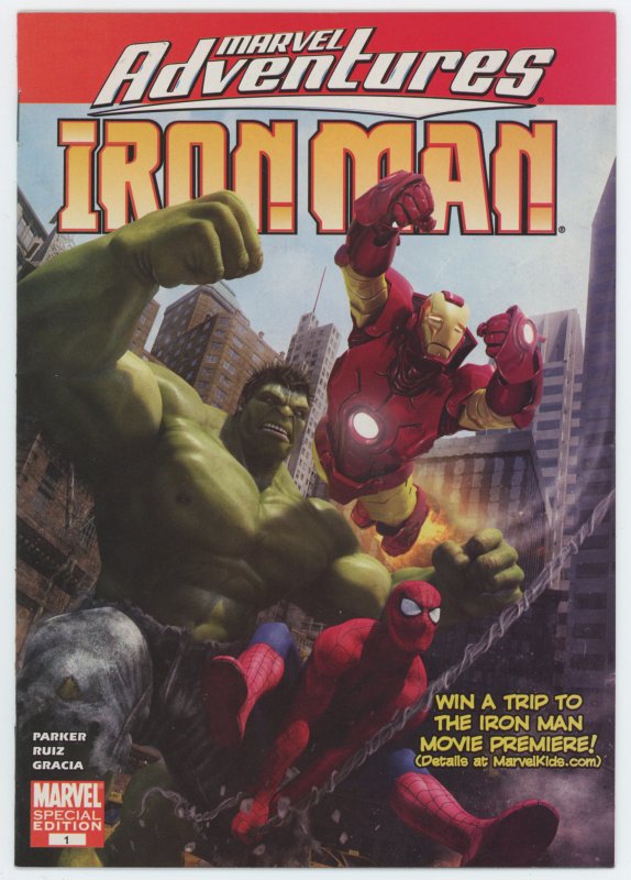 Marvel Adventures: Iron Man Special Edition 1 NM 9.2 Modern Age Marvel 2008