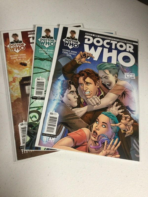 Doctor Who 3 4 5 Nm Near Mint Eighth Doctor Lot B Titan Comics