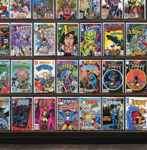 Huge Lot 140+ Comics with Action Comics, Detective Comics, The Demon & More!
