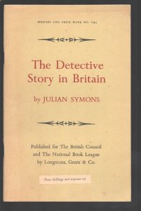 Detective Story in Britain 1962-Sherlock Holmes detective stories-Sir Arthur ...