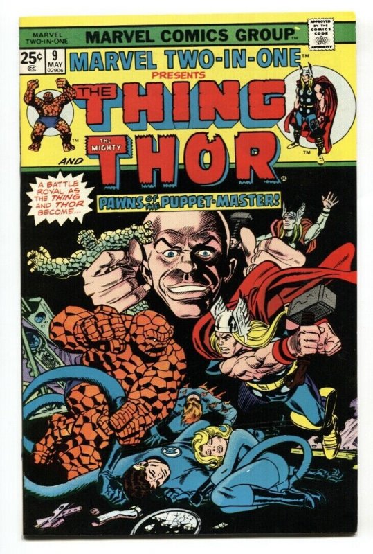 Marvel Two-In-One #9 1975-Thor- Thing- VF/NM