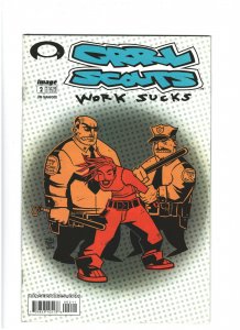 Grrl Scouts: Work Sucks #2 VF+ 8.5 Image Comics 2003 Jim Mahfood 