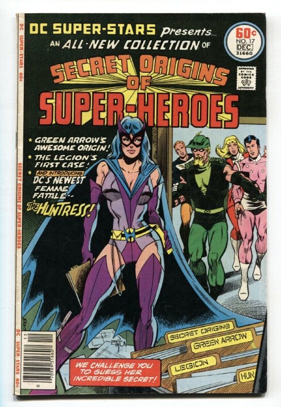 DC SUPER-STARS #17-1st HUNTRESS-GREEN ARROW ORIGIN-KEY VF