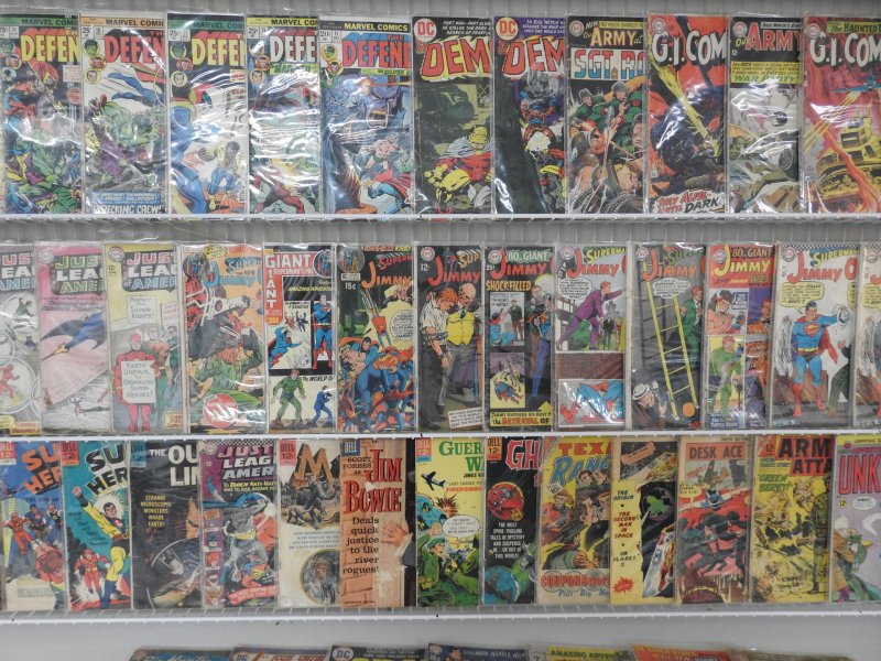 Huge Lot 120+ Silver/Bronze Comics W/Superman, Batman, JLA+ See Description!