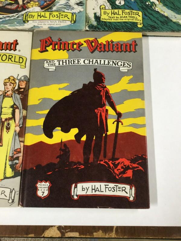 Prince Valiant Hastings House Volume 1 2 3 4 5 6 7 All W/ Dust Jacket