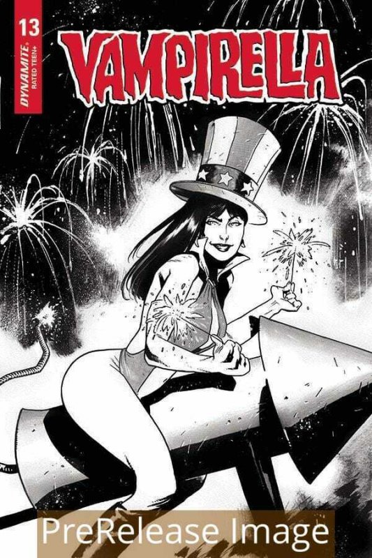 VAMPIRELLA (2019 DYNAMITE) #13 VARIANT 1:25 MASON AMERICA TOGETHER PRESALE-09/02