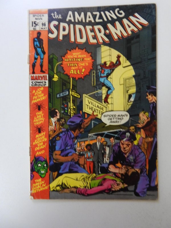 The Amazing Spider-Man #96 (1971) VG condition top staple detached from staple