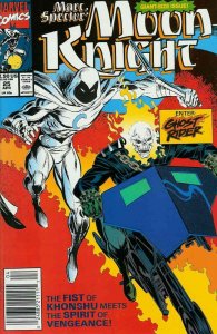 Marc Spector: Moon Knight #25 (Newsstand) FN ; Marvel | Ghost Rider